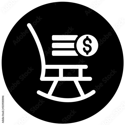 Retirement Fund Vector Design Icon Style