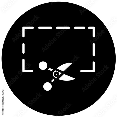 Coupon Cutter Vector Design Icon Style