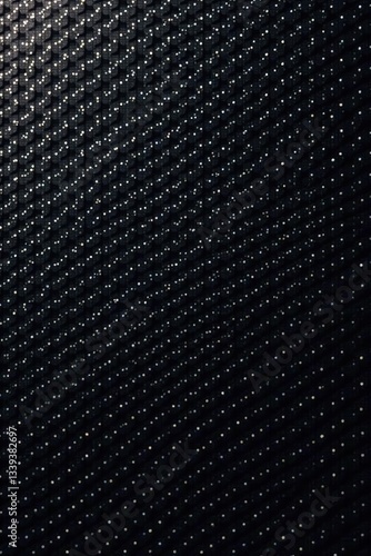 Wallpaper Mural Dark abstract perforated metal texture, seamless pattern , texture, black background Torontodigital.ca