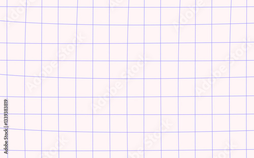 Graph ink doodle check paper. Printable squared grid paper with color lines. Geometric background for school, wrapping, invitations, card, scrapbooking, notebook, diary. Realistic lined paper blank.