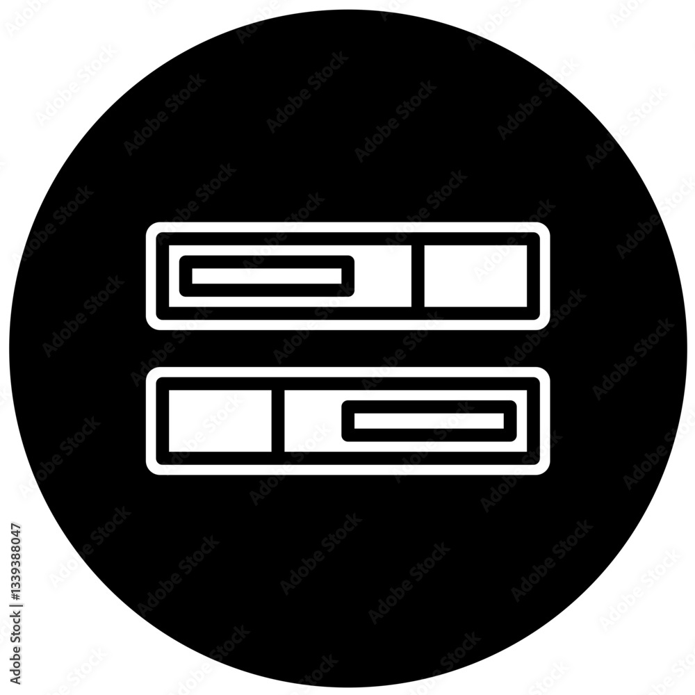 Progress Bar Vector Design Icon Style Progress Bar Vector Design Icon Style