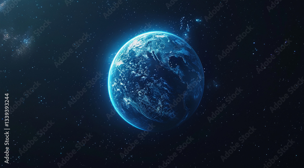 planet earth in space planet earth in space