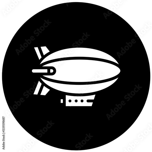 Vector Design Zeppelin Icon Style