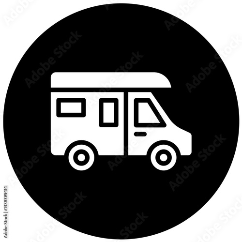 Vector Design Caravan Icon Style