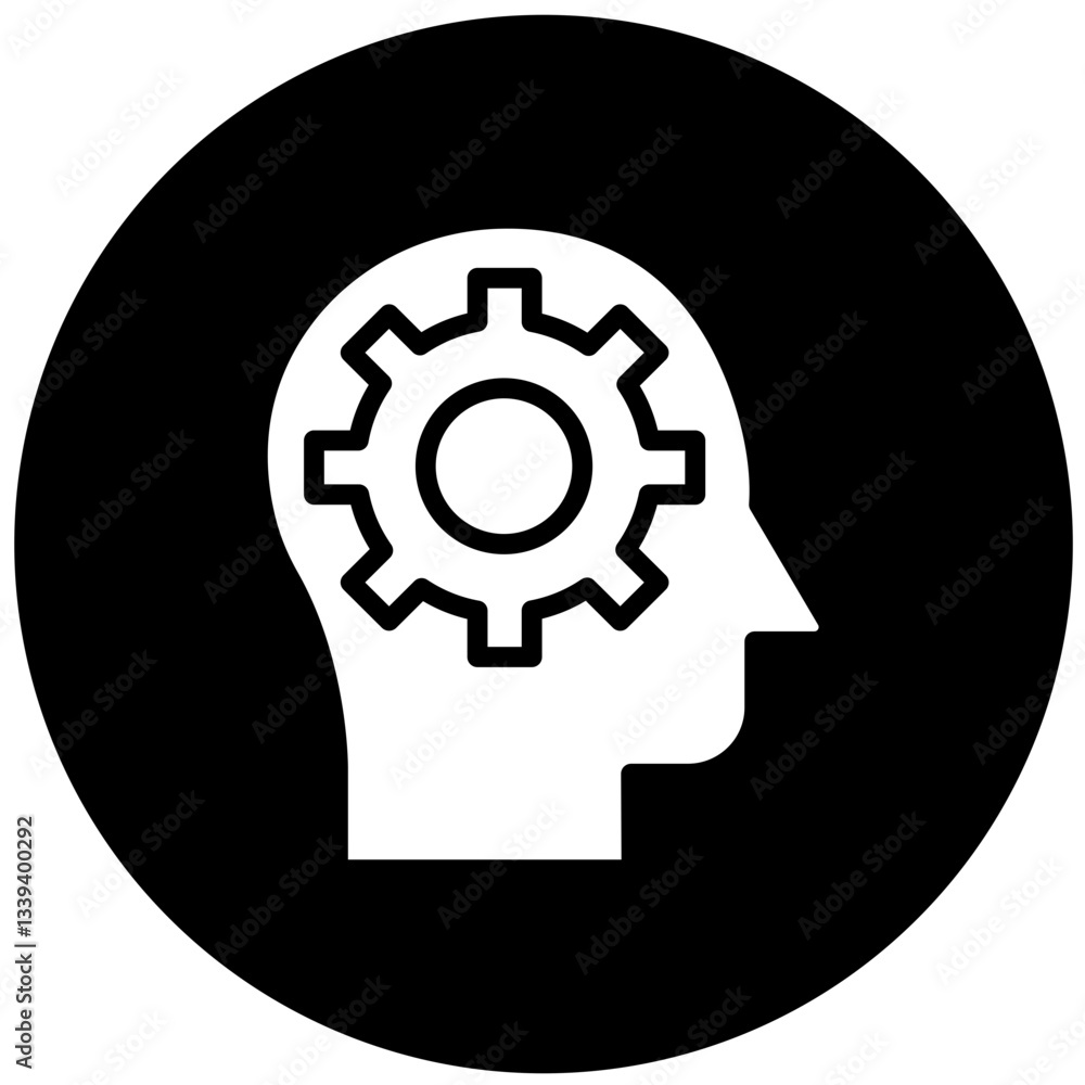 Vector Design Critical Thinking Icon Style Vector Design Critical Thinking Icon Style