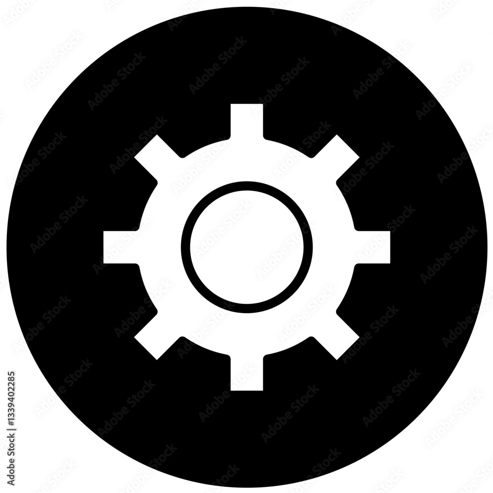 Vector Design Setting Icon Style Vector Design Setting Icon Style