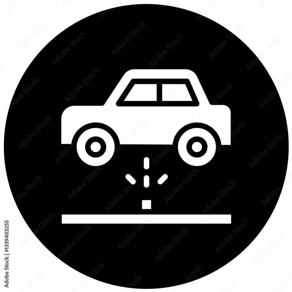 Obraz premium Vector Design Undercarriage Flush Icon Style