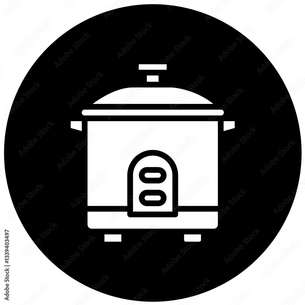 Vector Design Rice Cooker Icon Style Vector Design Rice Cooker Icon Style