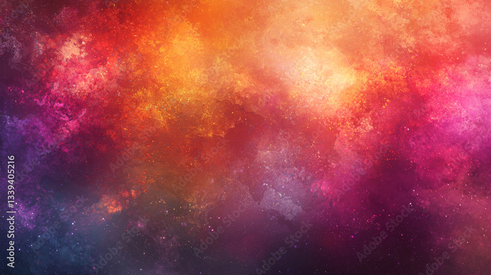 Abstract cosmic background with vibrant nebula-like colors in deep space atmosphere. Concept of galaxy, celestial beauty, cosmic art, glowing universe Abstract cosmic background with vibrant nebula-like colors in deep space atmosphere. Concept of galaxy, celestial beauty, cosmic art, glowing universe