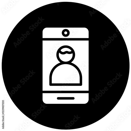 Vector Design Front Camera Icon Style