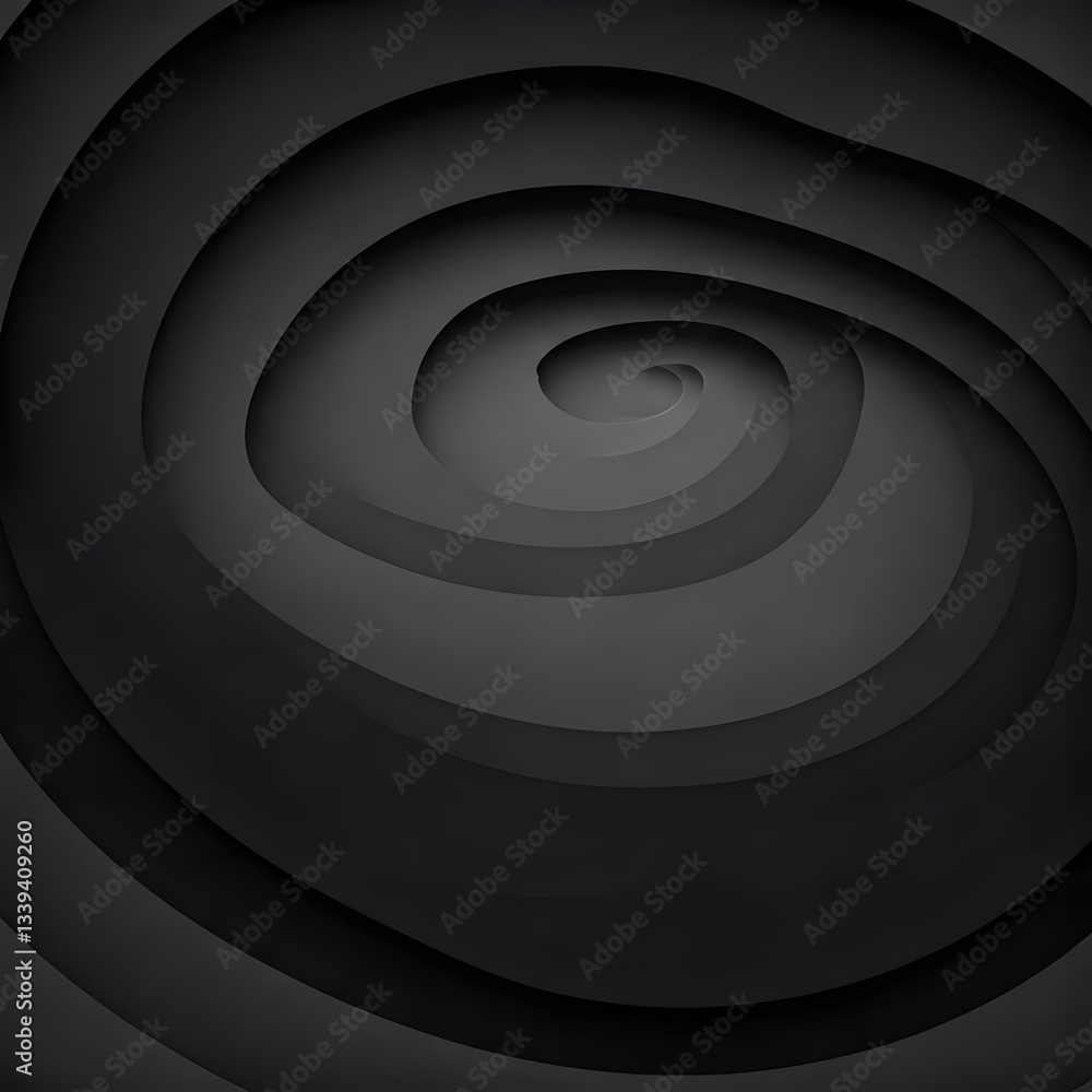 Fototapeta premium Layered circular patterns with sharp edges and soft gradients, AI Generated