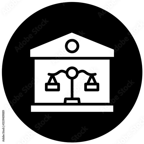 Vector Design Property Law Icon Style