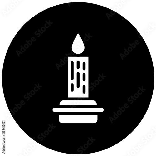 Vector Design Scented Candle Icon Style