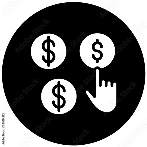 Vector Design Pay Per Click Icon Style
