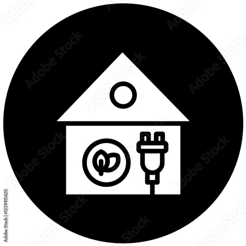 Vector Design Eco House Icon Style