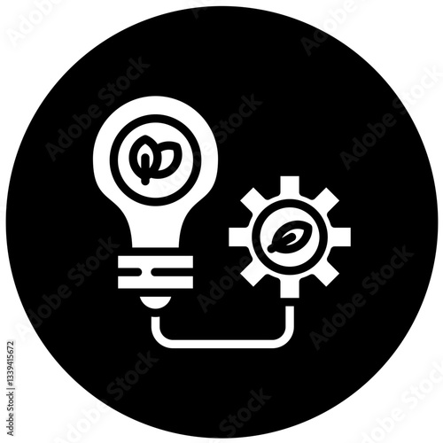 Vector Design Sustainable Energy Icon Style