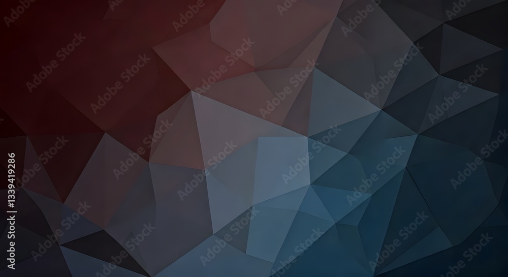 Obraz premium Modern abstract background featuring interlocking polygonal shapes, Ai Generated