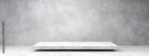 Smooth Gray Textured Background for Luxury Product Presentation