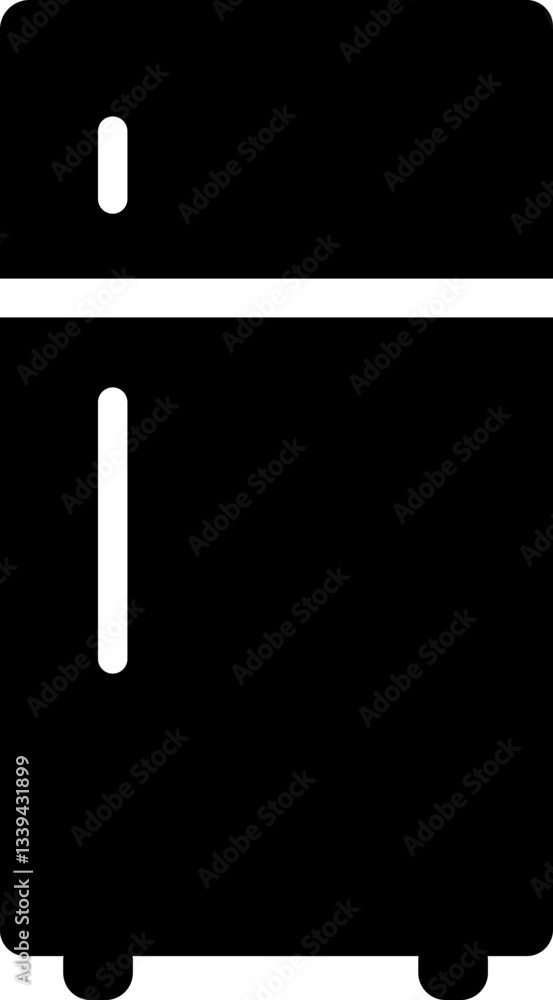 vector illustration of refrigerator silhouette, water, water vector illustration of refrigerator silhouette, water, water