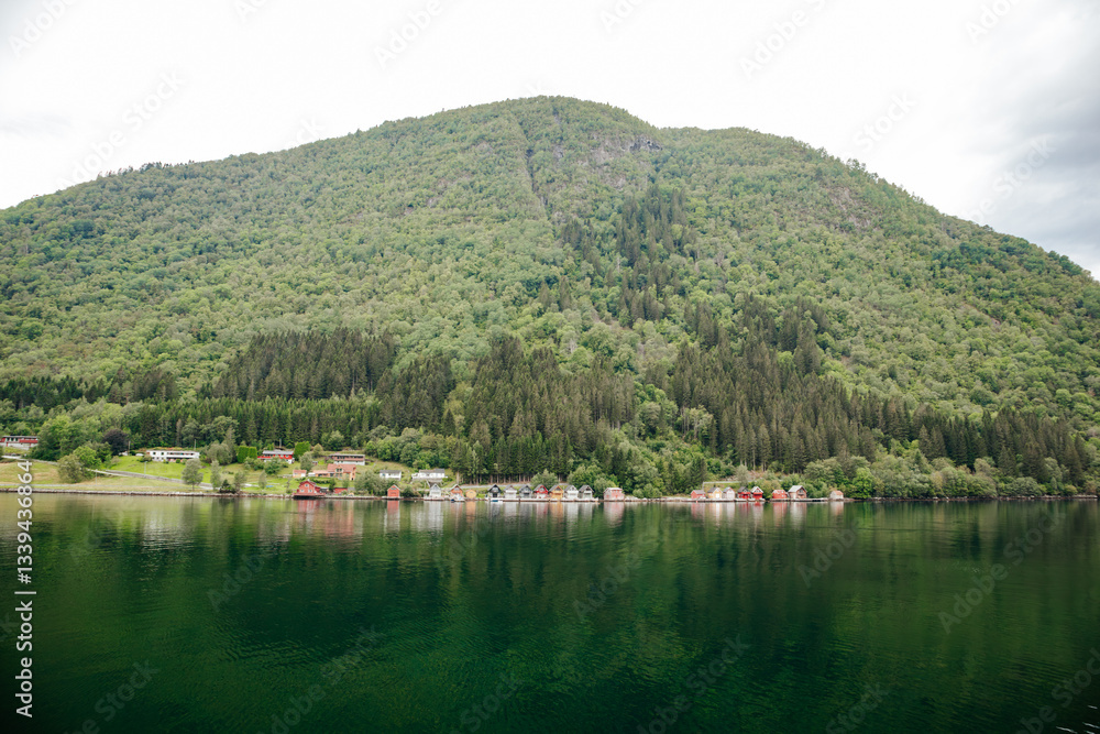 Fototapeta premium Krajobraz Norwegii