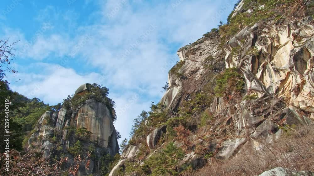 昇仙峡 覚円峰と天狗岩(1月撮影) 昇仙峡 覚円峰と天狗岩(1月撮影)