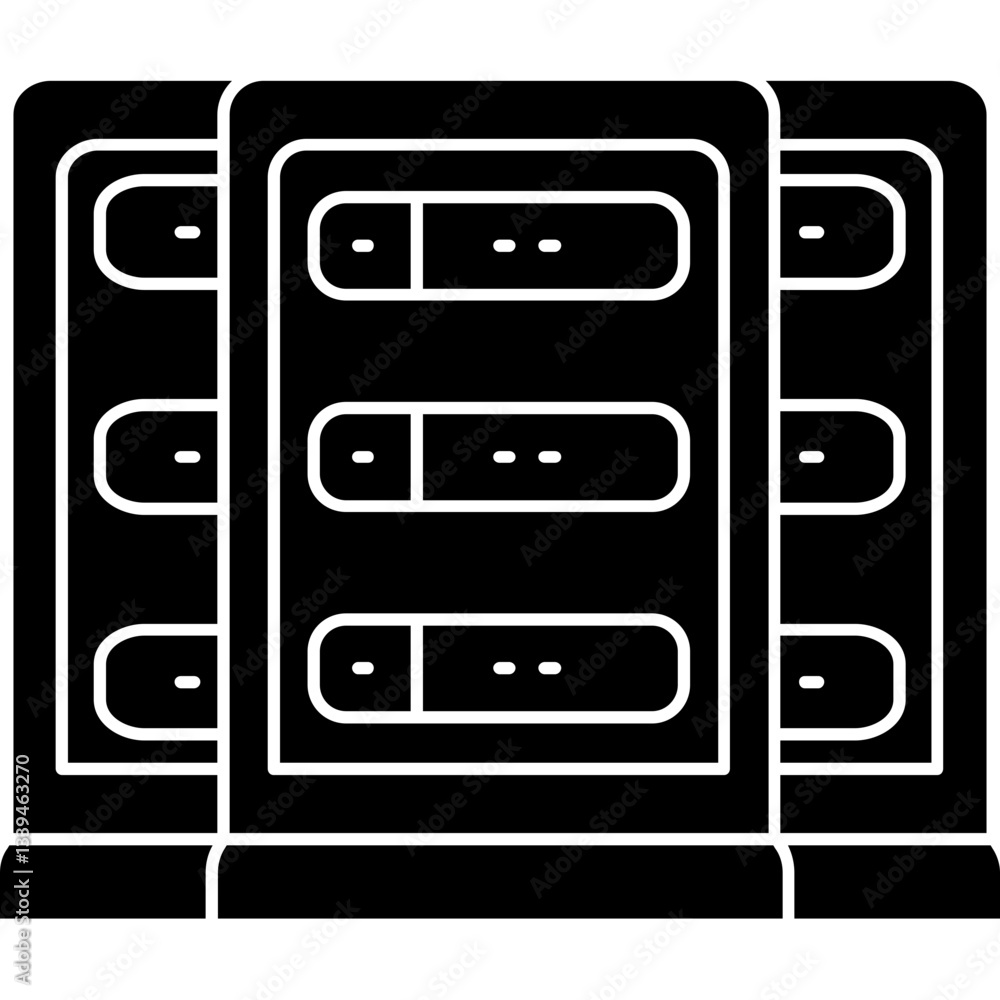 Data center Icon Data center Icon