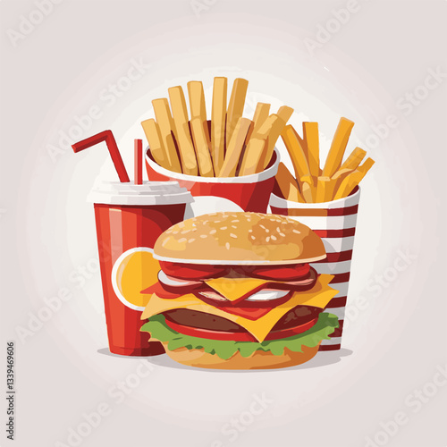 fastfood, fast, snack, food, meal, delicious, background, lunch, dinner, fat, american, burger, unhealthy, restaurant, meat, isolated, junk, menu, cheeseburger, tasty, set, hamburger, sandwich, cuisin