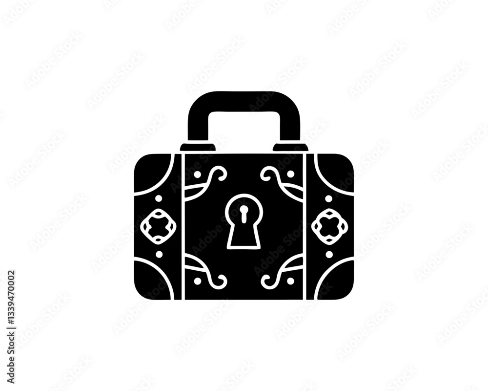 creative details Travel Suitcase Icon vector illustration creative details Travel Suitcase Icon vector illustration