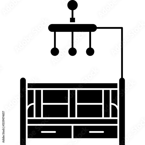 Baby crib Icon