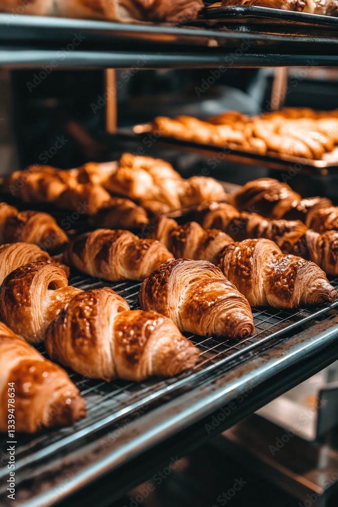 Croissants on Rack Croissants on Rack