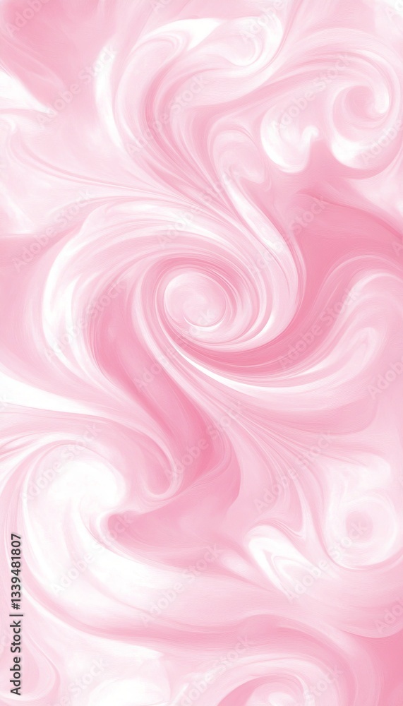 Pastel pink swirl pattern with soft fluid movements and dreamy texture Pastel pink swirl pattern with soft fluid movements and dreamy texture
