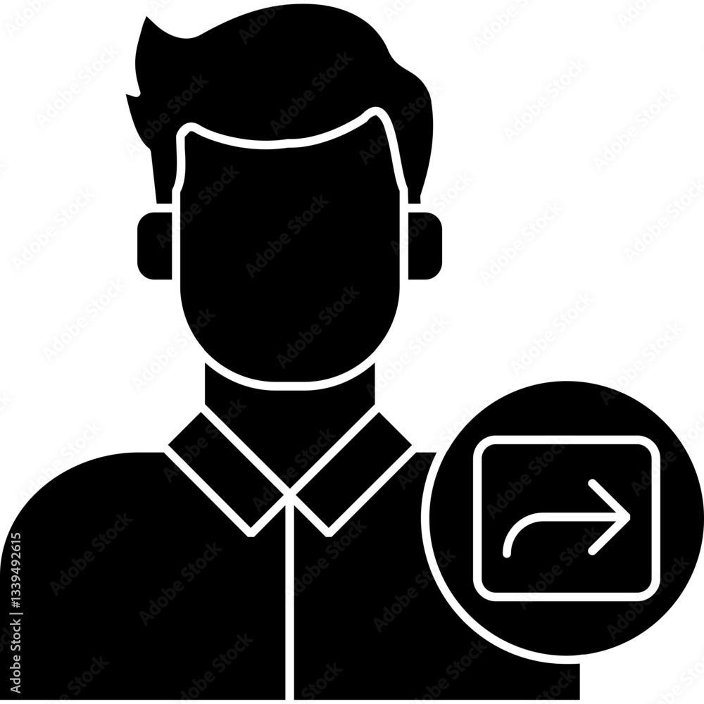 Obraz premium Direction Icon