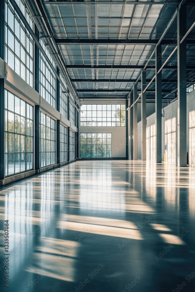 Empty building with many windows Empty building with many windows