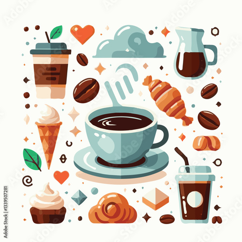 coffee, drink, beverage, cafe, cup, background, caffeine, espresso, aroma, hot, morning, food, mug, breakfast, closeup, black, brown, dark, fresh, white, cappuccino, mocha, break, design, latte, isola
