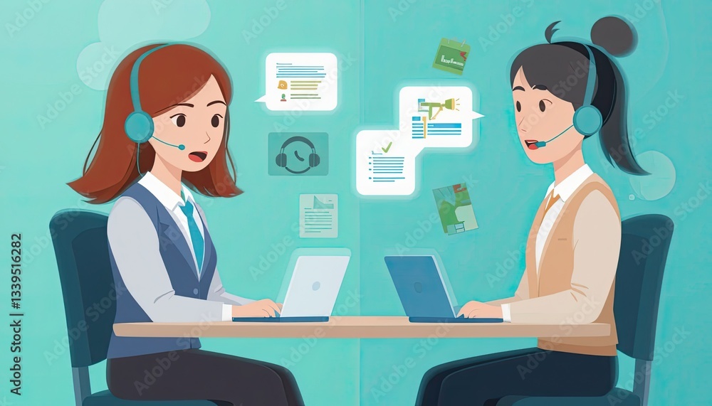 idea of a call center, consultancy, telemarketing, online customer service, and help idea of a call center, consultancy, telemarketing, online customer service, and help
