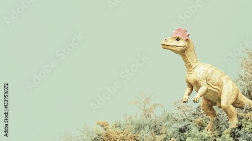 Space Pastel Yellow Overview Vibe Baby Hadrosaurus