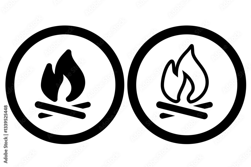 Campfire Icon Campfire Icon