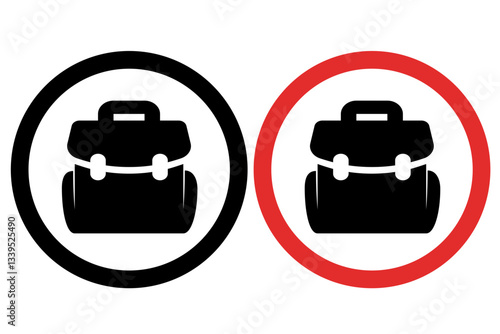 School Backpack Icons