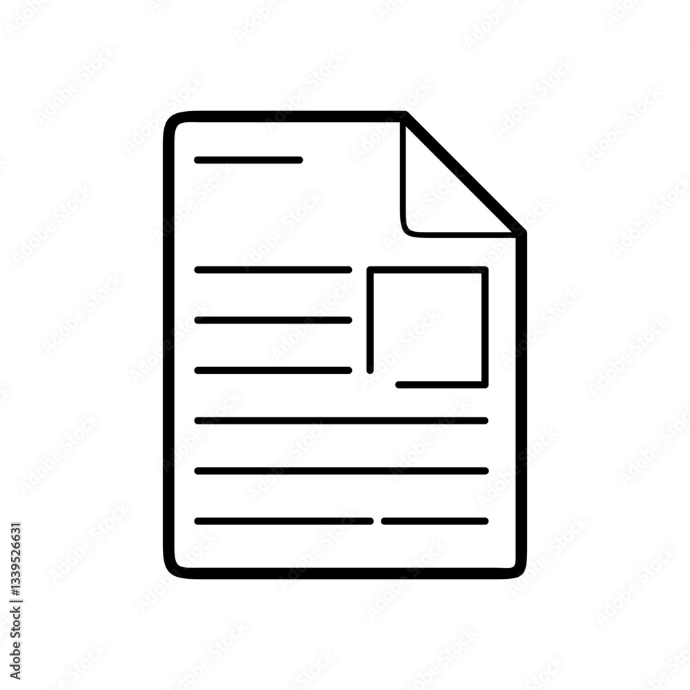 Document File Paper Icon Document File Paper Icon