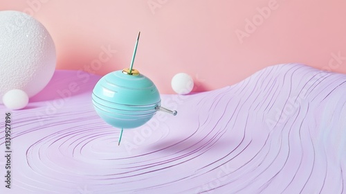 Space Pastel Blue Perspective Antenna Lavender Right