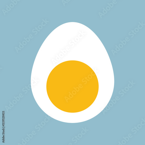Ester egg icon. Boiled egg icon. Set of decorated ester egg vector. Spring ester half cutting egg elements .Ester eggs icon. Egg shell and egg icon set. Vector Formats. 