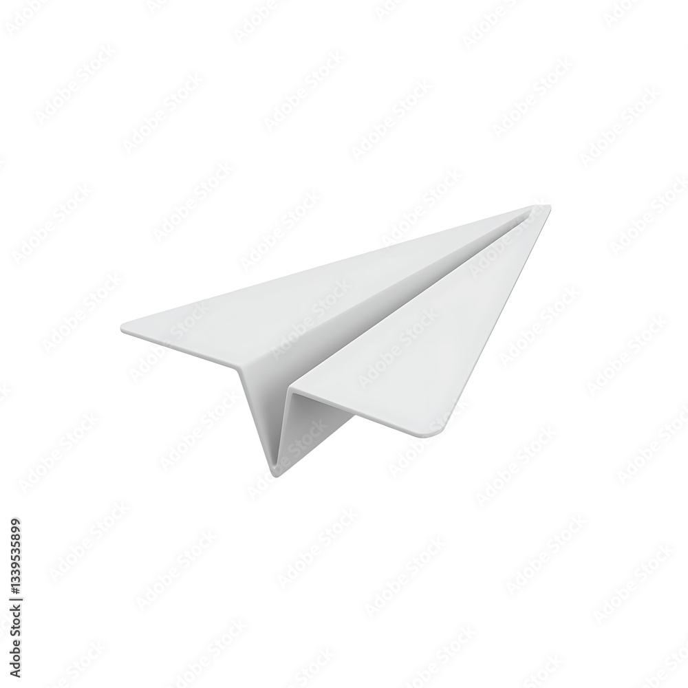 Fototapeta premium Paper Airplane Design for Creative Projects and Educational Activities
