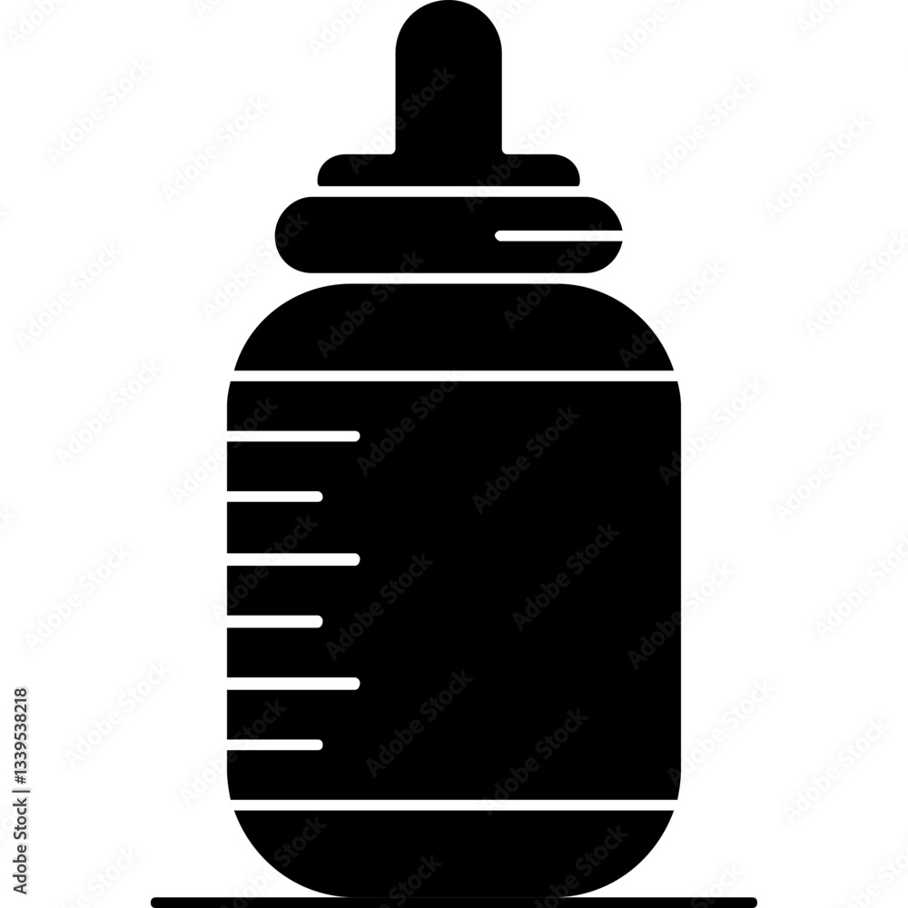 Fototapeta premium Feeding bottle Icon