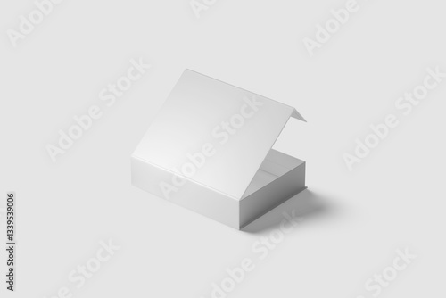 Blank Magnetic Gift Box Mockup