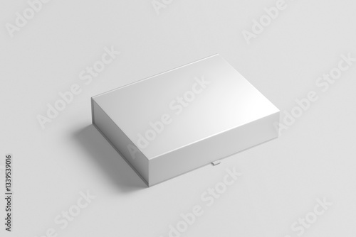 Blank Magnetic Gift Box Mockup