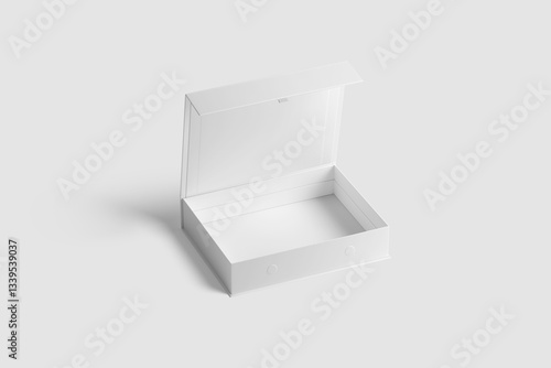 Blank Magnetic Gift Box Mockup