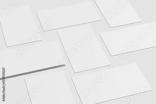 Blank Presentation Slide Mockup
