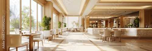 a cosy, modern and stylishly furnished luxury restaurant