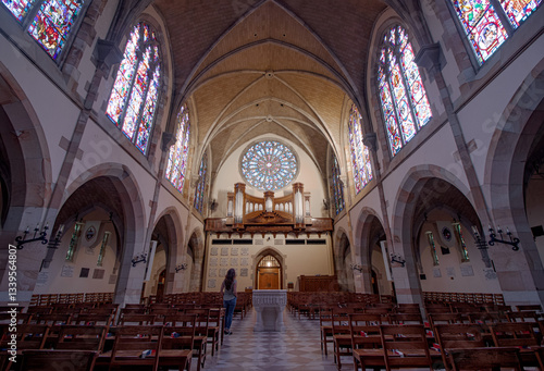 cathedral with pipe organ