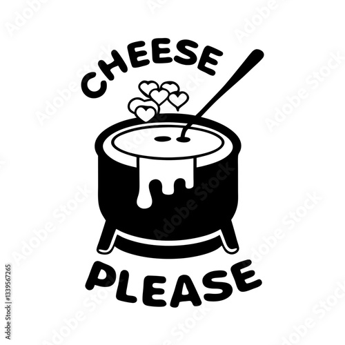 a bubbling pot of cheese fondue with melted cheese dripping from a fork